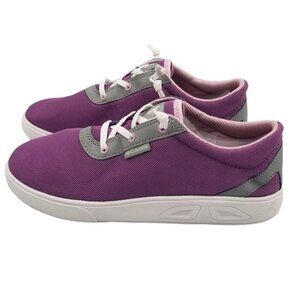 COLUMBIA SPORTSWEAR BOAT WATER SHOES WOMENS SIZE 7 PURPLE AND GRAY LIGHTWEIGHT